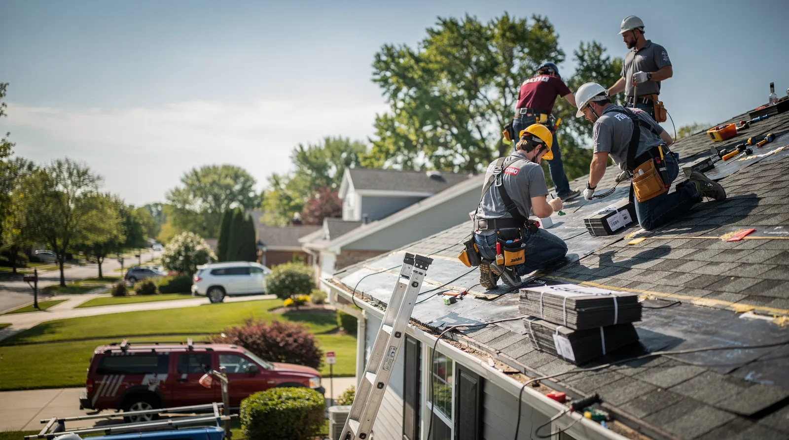 Roof Repair in Franklin Park, IL around you